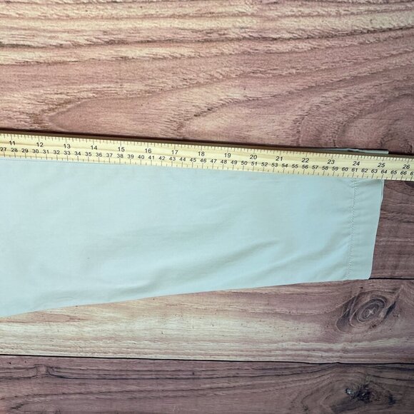 Talbots Beige Straight Leg Elastic Waist Ankle Pants BD1024, Size: 6P - Picture 4 of 7